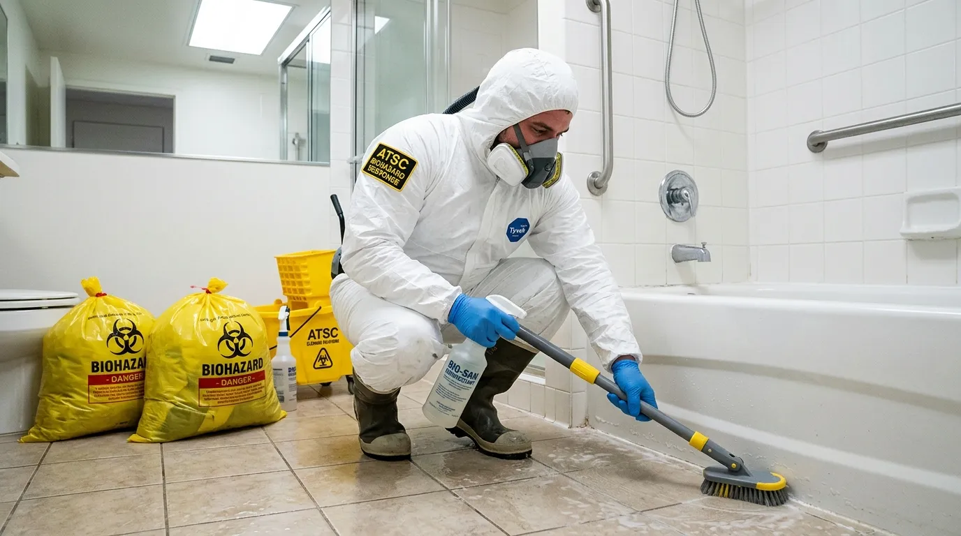 Decontamination equipment deployed for Blood Cleanup in Millcreek